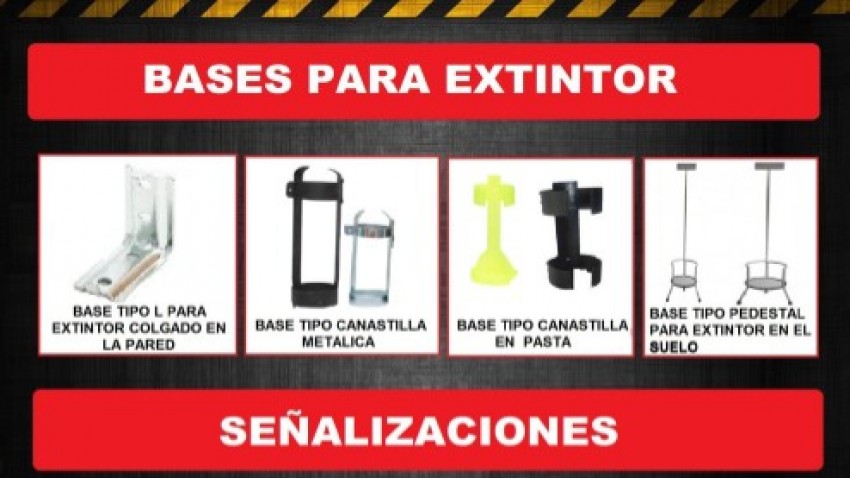 imagen galería BASES PARA EXTINTOR - SEÑALIZACIONES